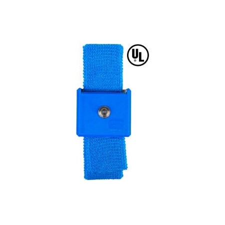 Desco Industries Inc Desco Adjustable Elastic Wrist Strap 09028 - Blue 9028